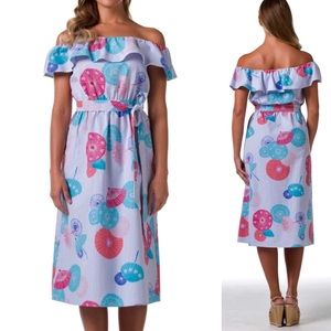 TORI RICHARD Bottoms Up Emanuel Midi Dress XS/S